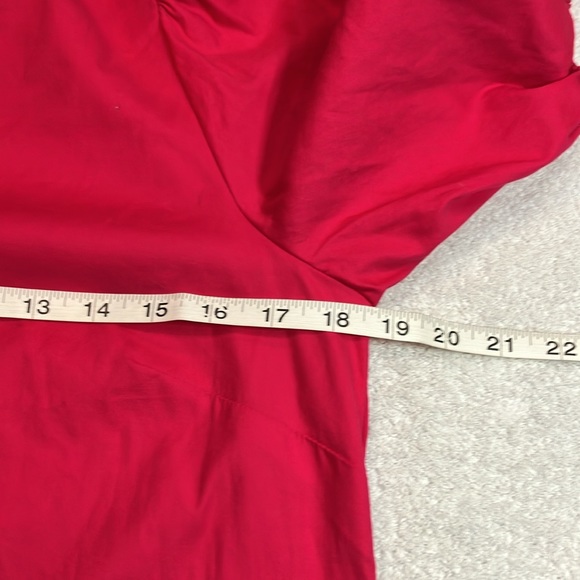 Reformation Rita pink puff sleeve midi dress - Picture 10 of 10